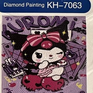 Kuromi Diamond Painting Kit - Purple and Black